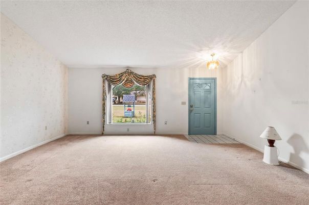 Chandelier, Empty room, Interior