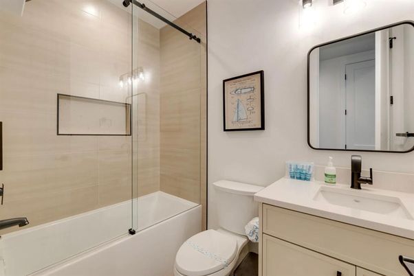 Bathroom, Glass Shower, Interior