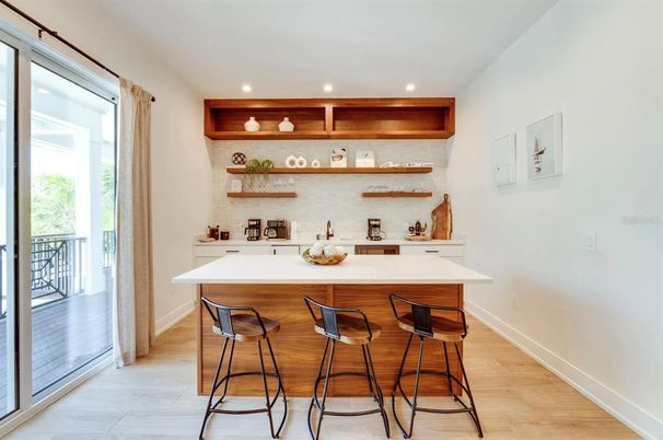 Interior, Recessed Lighting, Wood Texture Flooring