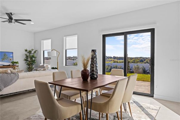 Dining room, Interior, Living room, Recessed Lighting