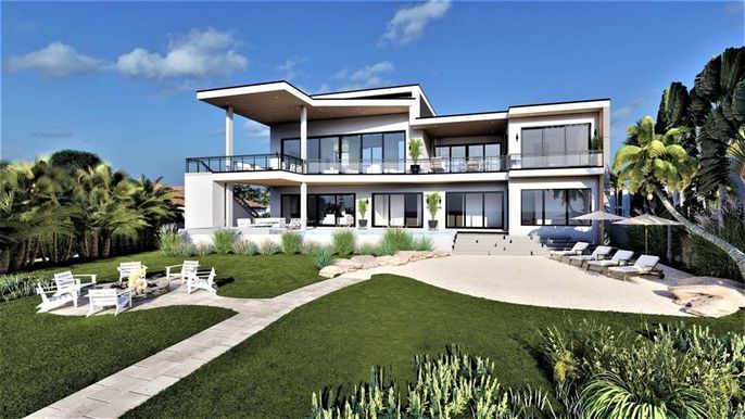 Backyard, Exterior, Facade, Modern