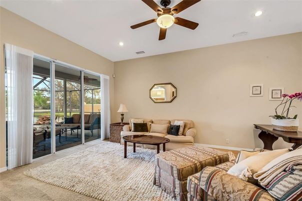 Interior, Living room, Recessed Lighting