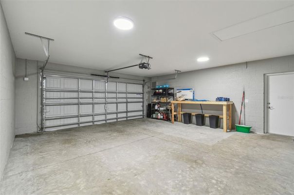 Garage, Interior, Recessed Lighting