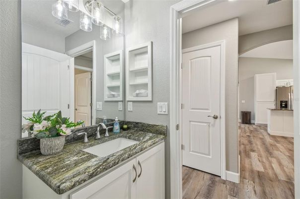Bathroom, Interior, Wood Texture Flooring