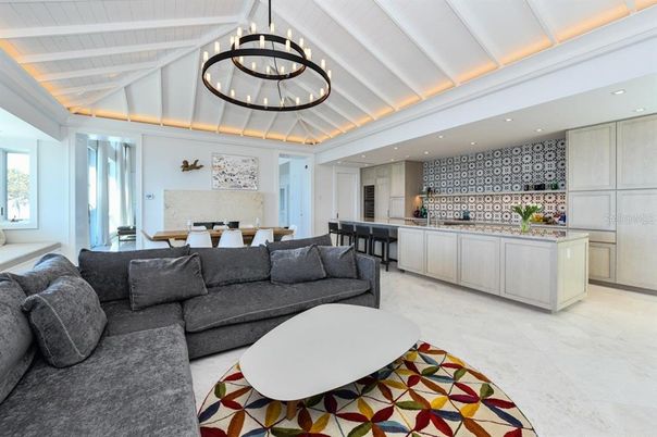 Chandelier, Dining room, Interior, Kitchen, Living room, Recessed Lighting