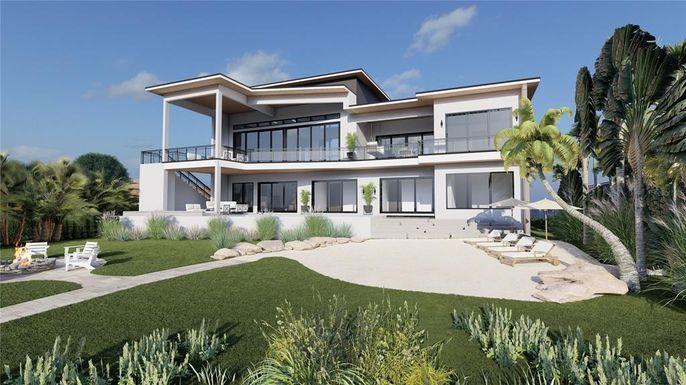 Backyard, Exterior, Facade, Modern