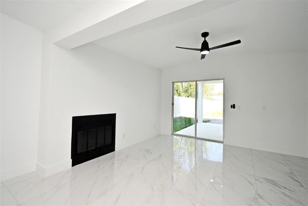 Empty room, Fireplace, Interior, Marble