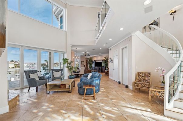 Interior, Living room, Recessed Lighting