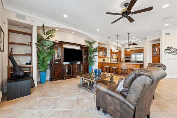 Interior, Kitchen, Living room, Pendant Lights, Recessed Lighting
