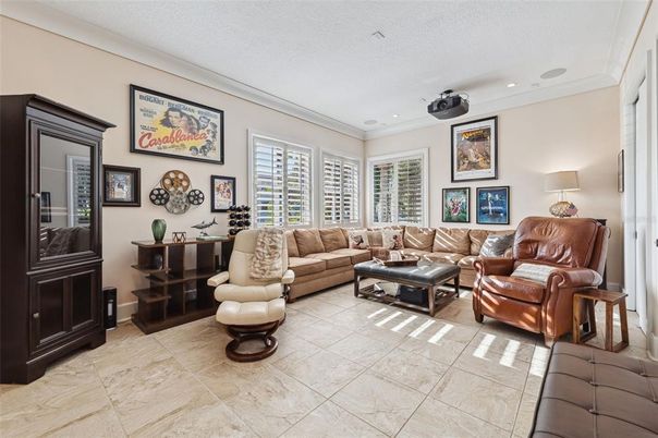 Interior, Living room, Recessed Lighting
