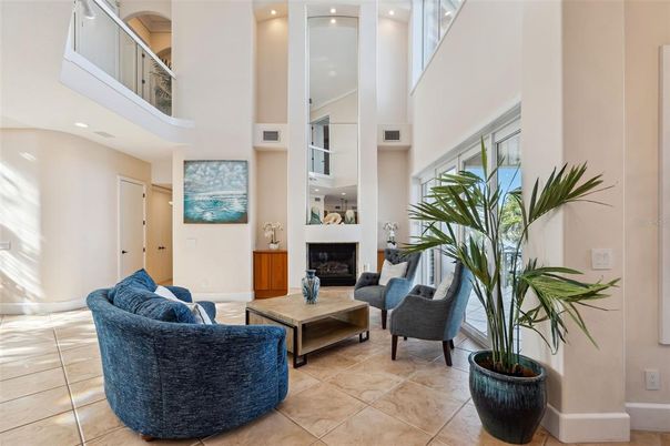 Fireplace, Interior, Living room, Recessed Lighting