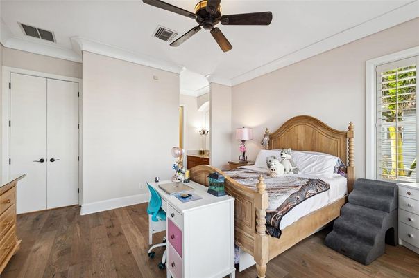 Bedroom, Home Office, Interior, Wood Texture Flooring