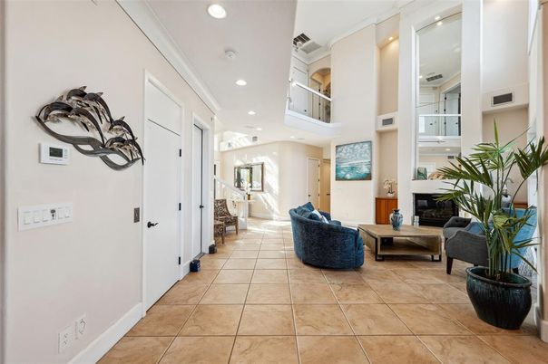 Interior, Living room, Recessed Lighting