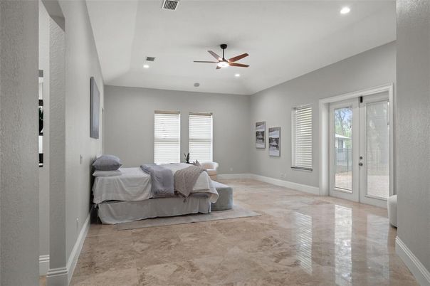 Bedroom, Interior, Recessed Lighting