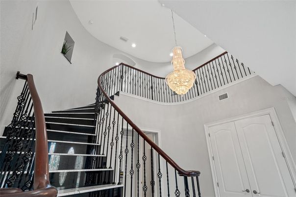 Chandelier, Interior, Recessed Lighting