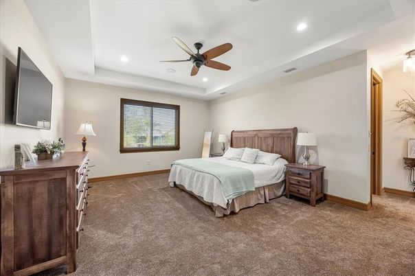 Bedroom, Interior, Recessed Lighting