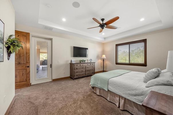 Bedroom, Interior, Recessed Lighting