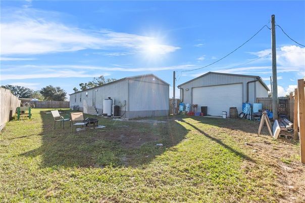 Backyard, Detached Garage, Exterior