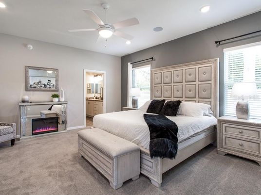 Bedroom, Interior, Recessed Lighting