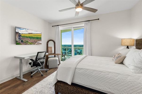 Bedroom, Home Office, Interior, Wood Texture Flooring