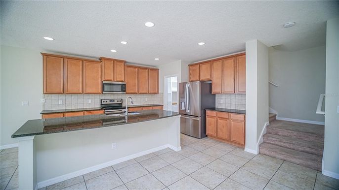 Interior, Kitchen, Recessed Lighting, Stainless Steel Appliances