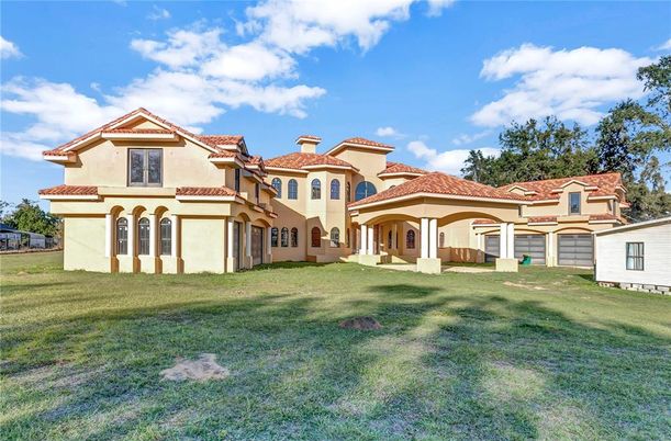 Backyard, Exterior, Facade, Mediterranean