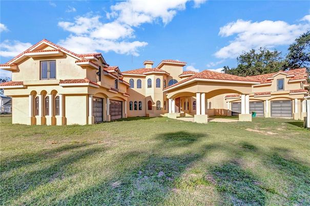 Attached, Backyard, Exterior, Facade, Mediterranean