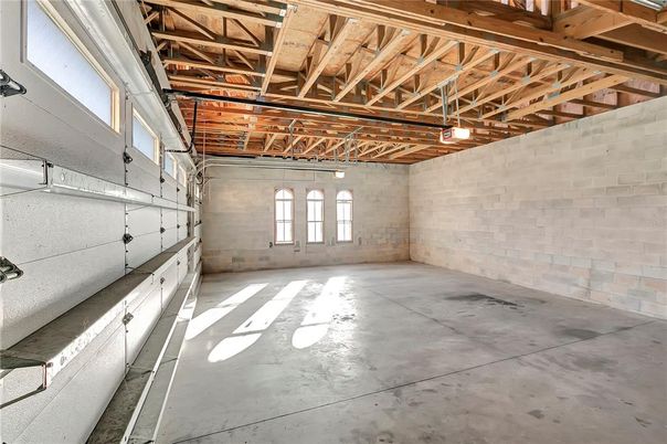 Garage, Interior, Stone Walls, Wooden Beams, Wooden Ceilings