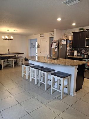 Dining room, Interior, Kitchen, Recessed Lighting