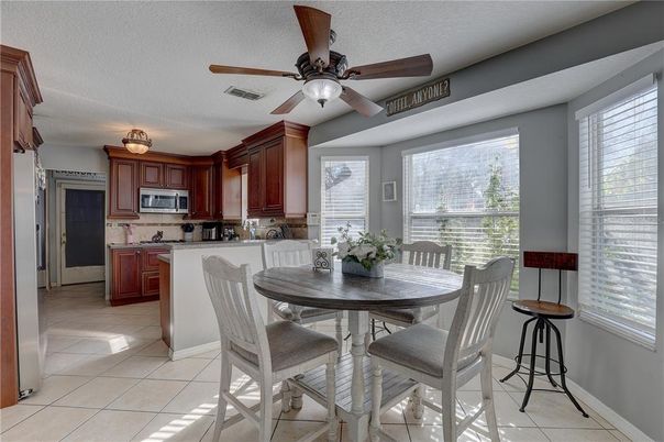 Dining room, Interior, Kitchen, Stainless Steel Appliances