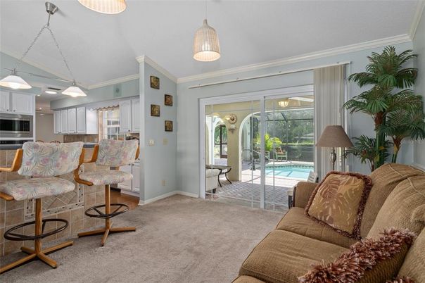 Interior, Kitchen, Living room, Pendant Lights, Recessed Lighting, Stainless Steel Appliances
