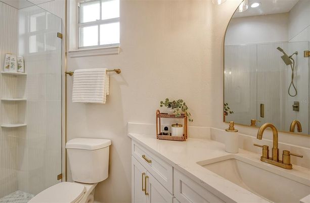 Bathroom, Glass Shower, Interior