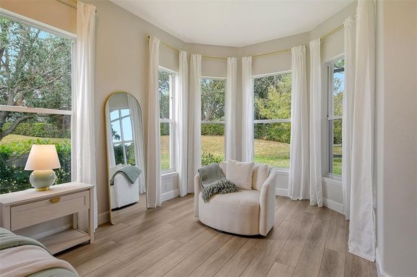 Interior, Sun Room, Wood Texture Flooring