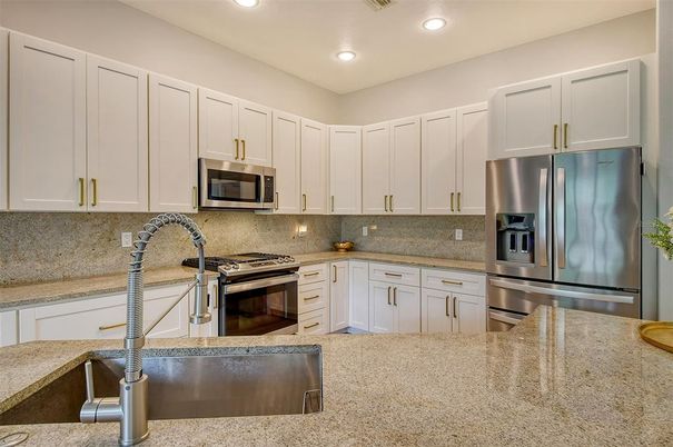 Interior, Kitchen, Recessed Lighting, Stainless Steel Appliances
