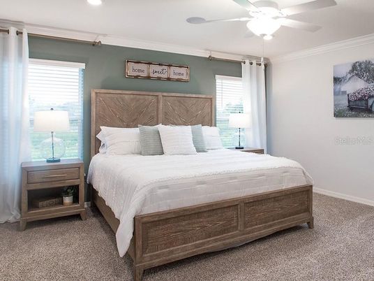 Bedroom, Interior, Recessed Lighting