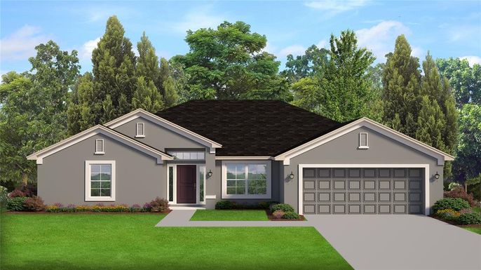 Attached, Exterior, Facade, Ranch