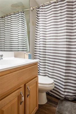 Bathroom, Interior, Wood Texture Flooring