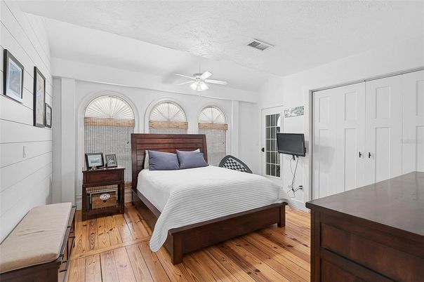 Bedroom, Interior, Wood Texture Flooring