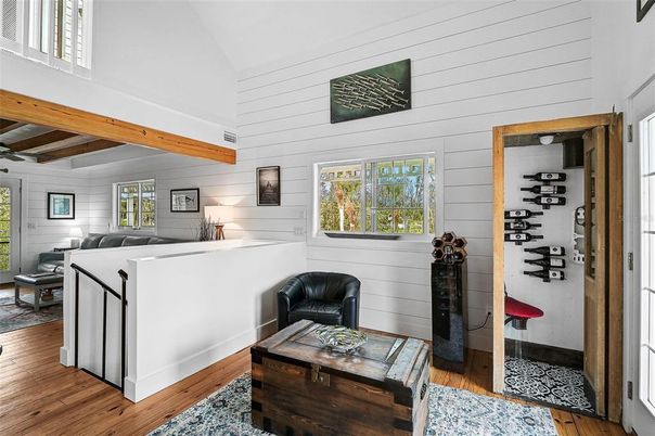 Interior, Living room, Wooden Beams, Wood Texture Flooring