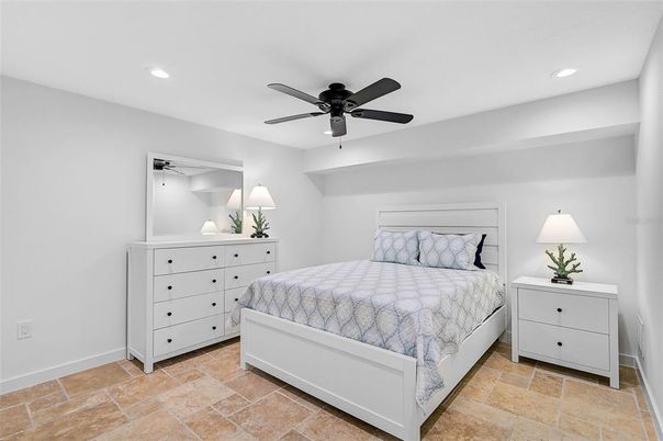 Bedroom, Interior, Recessed Lighting