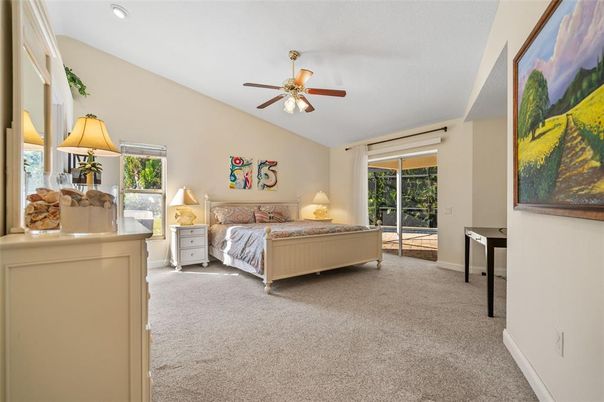 Bedroom, Interior, Recessed Lighting