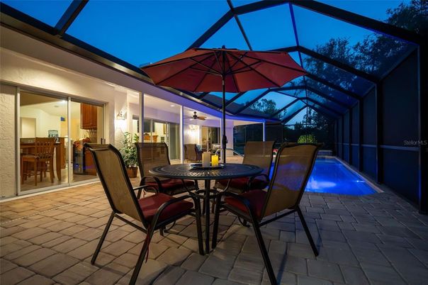 Dining room, Glass Ceilings, Interior, Pool, Sun Room