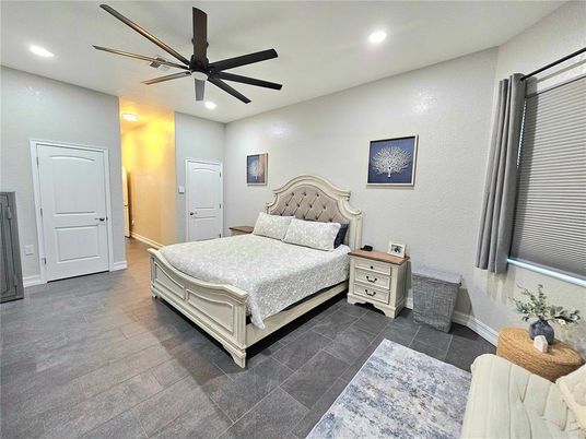Bedroom, Interior, Recessed Lighting