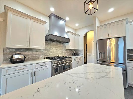 Interior, Kitchen, Recessed Lighting, Stainless Steel Appliances