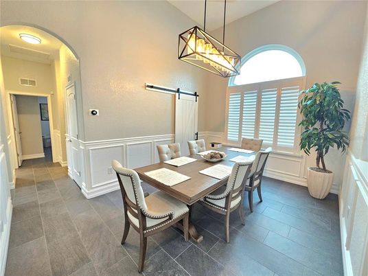 Dining room, Interior, Pendant Lights