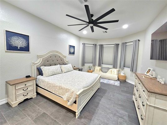 Bedroom, Interior, Recessed Lighting