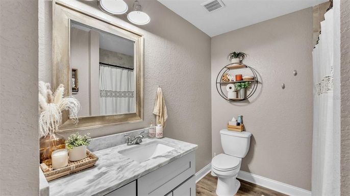 Bathroom, Interior, Wood Texture Flooring