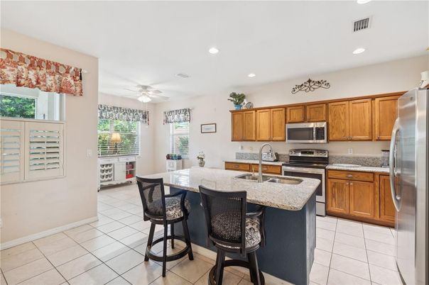 Interior, Kitchen, Recessed Lighting, Stainless Steel Appliances