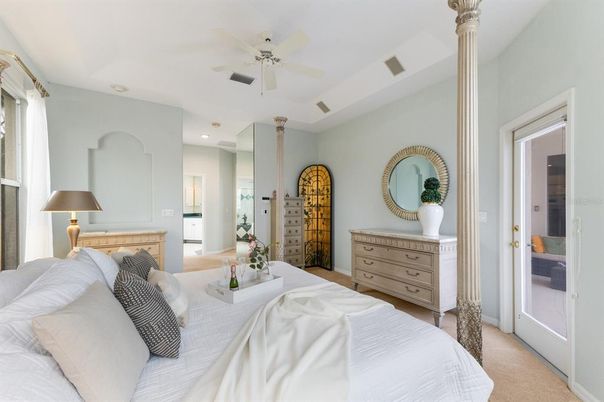 Bedroom, Interior, Recessed Lighting