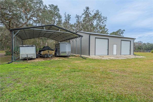 Backyard, Detached Garage, Exterior